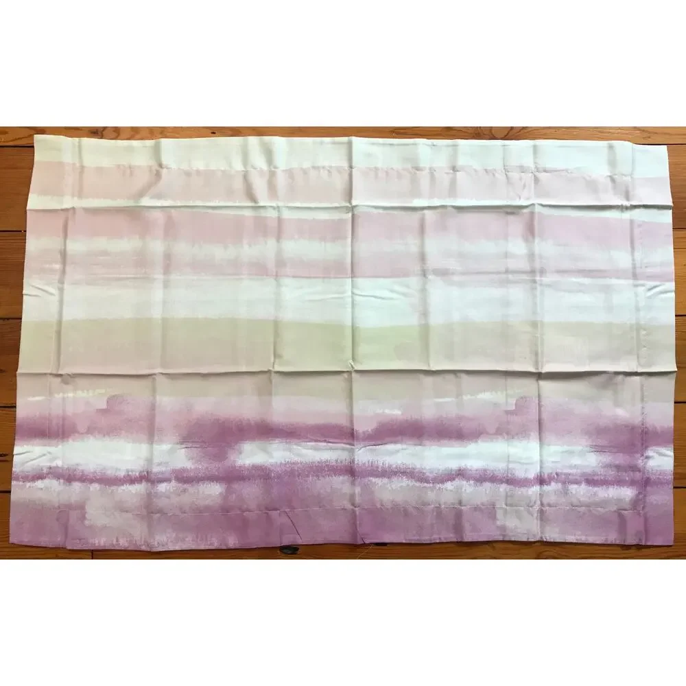 New Set Pair 2 IKEA Alpdraba Pink Beige King Pillowcases 40“ x 25“ Cotton